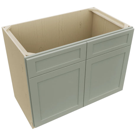 Fabuwood Galaxy Pistachio Green SB42 Base Sink Cabinet, Top View