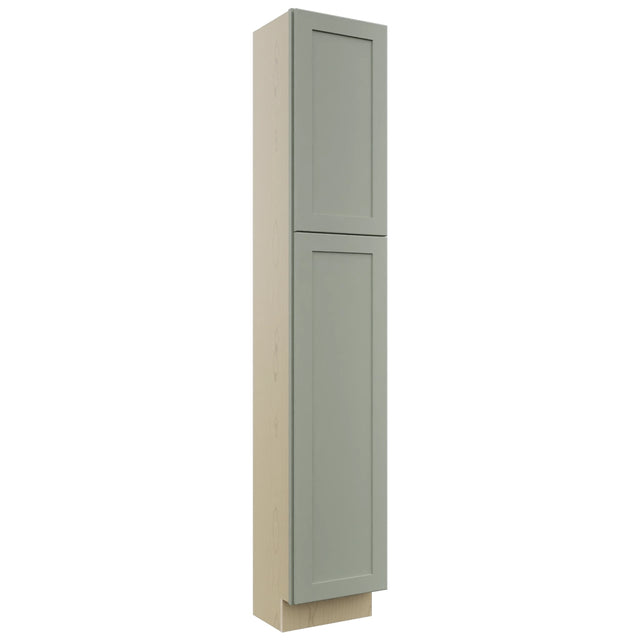 Fabuwood Galaxy Pistachio Green TP151284 Tall Pantry Cabinet, Front View