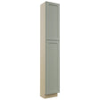 Fabuwood Galaxy Pistachio Green TP151290 Tall Pantry Cabinet, Front View