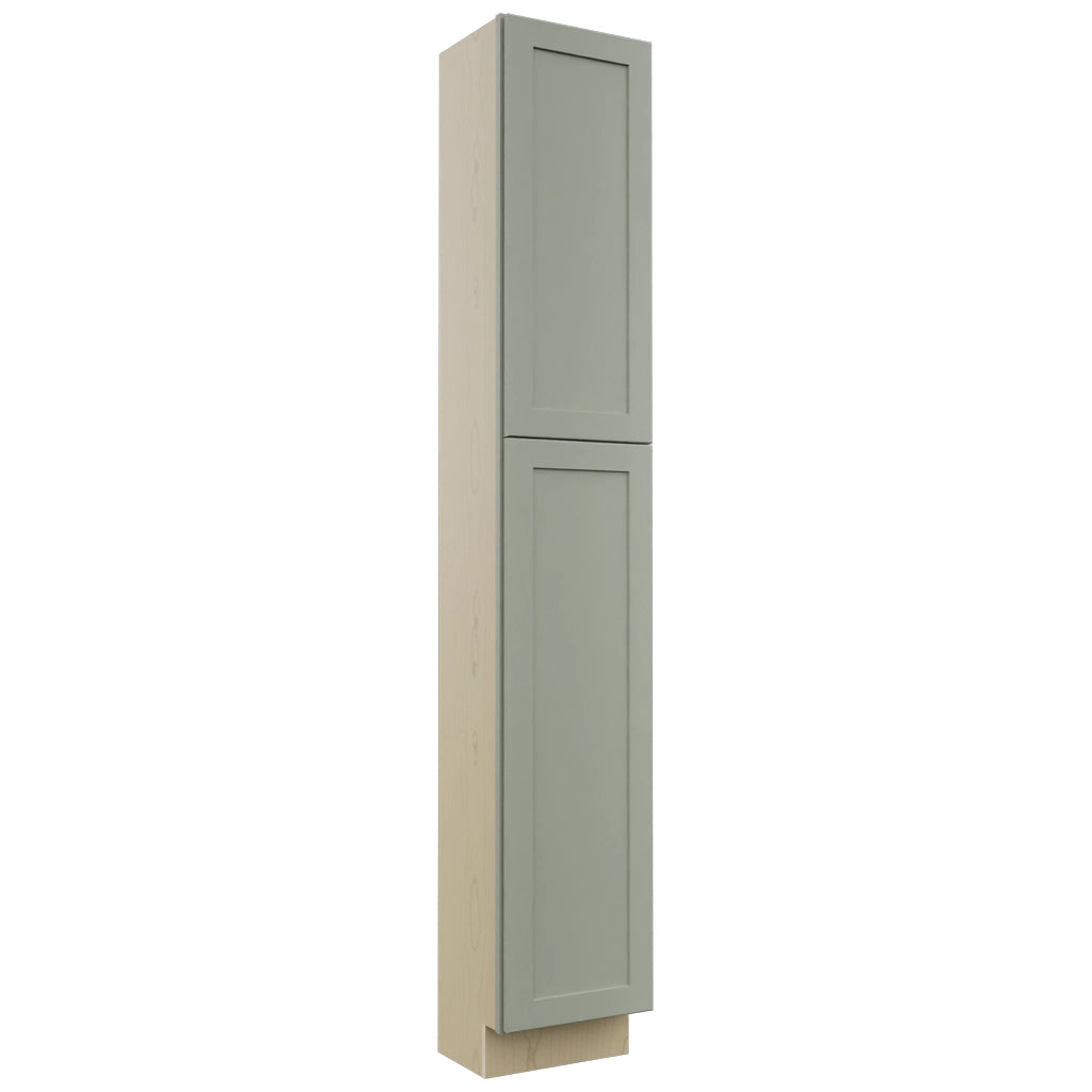 Fabuwood Galaxy Pistachio Green TP151290 Tall Pantry Cabinet, Front View