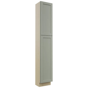 Fabuwood Galaxy Pistachio Green TP151290 Tall Pantry Cabinet, Front View