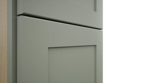 Fabuwood Galaxy Pistachio Green TP151290 Tall Pantry Cabinet, Detail View