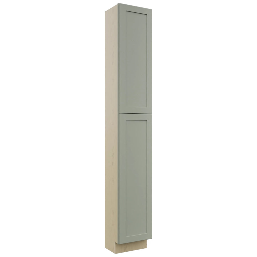 Fabuwood Galaxy Pistachio Green TP151296 Tall Pantry Cabinet, Front View
