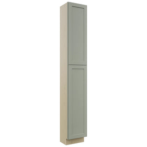 Fabuwood Galaxy Pistachio Green TP151296 Tall Pantry Cabinet, Front View
