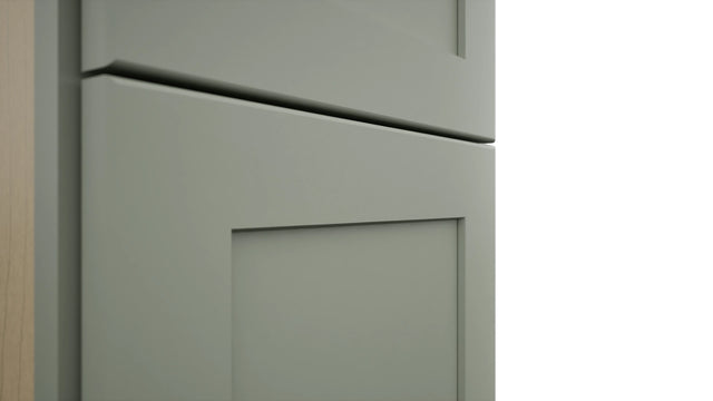 Fabuwood Galaxy Pistachio Green TP151296 Tall Pantry Cabinet, Detail View