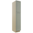 Fabuwood Galaxy Pistachio Green TP152484 Tall Pantry Cabinet, Front View