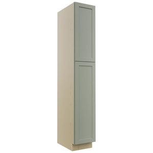 Fabuwood Galaxy Pistachio Green TP152490 Tall Pantry Cabinet, Front View