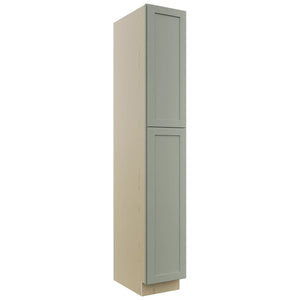 Fabuwood Galaxy Pistachio Green TP152493 Tall Pantry Cabinet, Front View