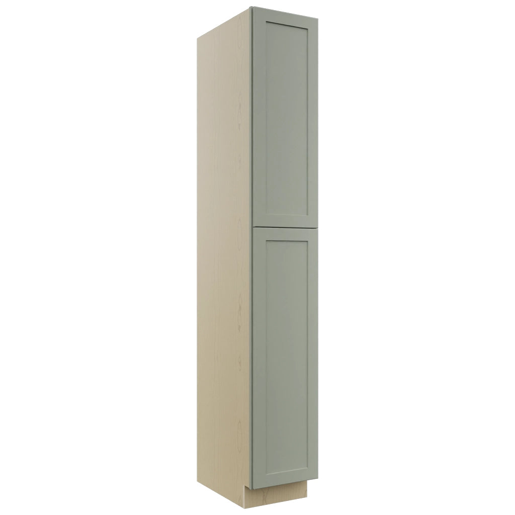 Fabuwood Galaxy Pistachio Green TP152496 Tall Pantry Cabinet, Front View