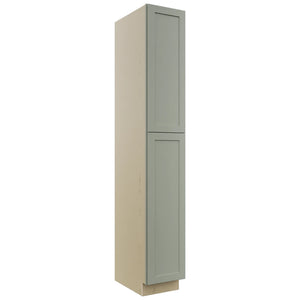Fabuwood Galaxy Pistachio Green TP152496 Tall Pantry Cabinet, Front View