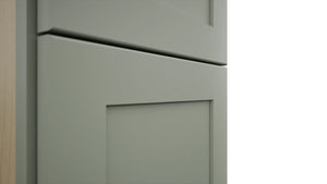 Fabuwood Galaxy Pistachio Green TP152496 Tall Pantry Cabinet, Detail View