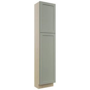 Fabuwood Galaxy Pistachio Green TP181284 Tall Pantry Cabinet, Front View