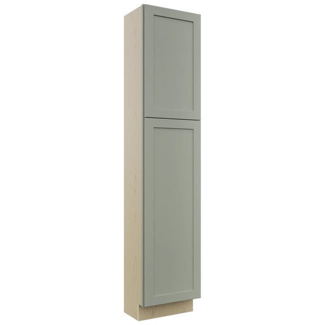Fabuwood Galaxy Pistachio Green TP181284 Tall Pantry Cabinet, Front View