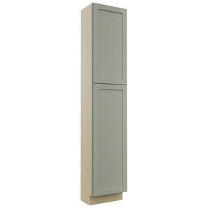 Fabuwood Galaxy Pistachio Green TP181290 Tall Pantry Cabinet, Front View