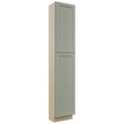 Fabuwood Galaxy Pistachio Green TP181293 Tall Pantry Cabinet, Front View