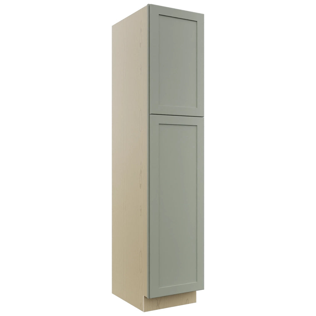 Fabuwood Galaxy Pistachio Green TP182484 Tall Pantry Cabinet, Front View