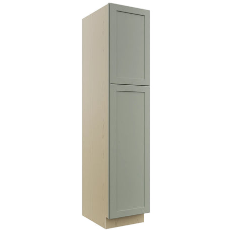 Fabuwood Galaxy Pistachio Green TP182484 Tall Pantry Cabinet, Front View