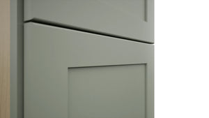 Fabuwood Galaxy Pistachio Green TP182484 Tall Pantry Cabinet, Detail View