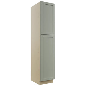 Fabuwood Galaxy Pistachio Green TP182490 Tall Pantry Cabinet, Front View