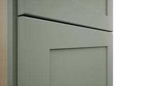 Fabuwood Galaxy Pistachio Green TP182493 Tall Pantry Cabinet, Detail View