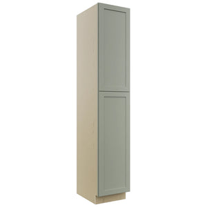 Fabuwood Galaxy Pistachio Green TP182496 Tall Pantry Cabinet, Front View