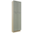 Fabuwood Galaxy Pistachio Green TP241284 Tall Pantry Cabinet, Front View