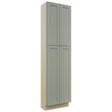 Fabuwood Galaxy Pistachio Green TP241290 Tall Pantry Cabinet, Front View