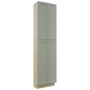 Fabuwood Galaxy Pistachio Green TP241296 Tall Pantry Cabinet, Front View