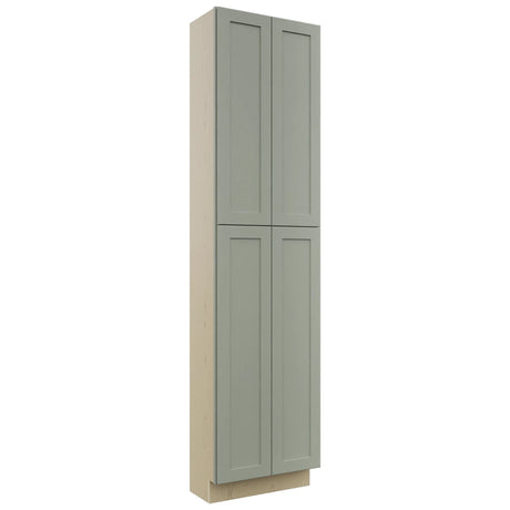 Fabuwood Galaxy Pistachio Green TP241296 Tall Pantry Cabinet, Front View