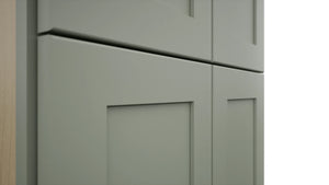 Fabuwood Galaxy Pistachio Green TP241296 Tall Pantry Cabinet, Detail View
