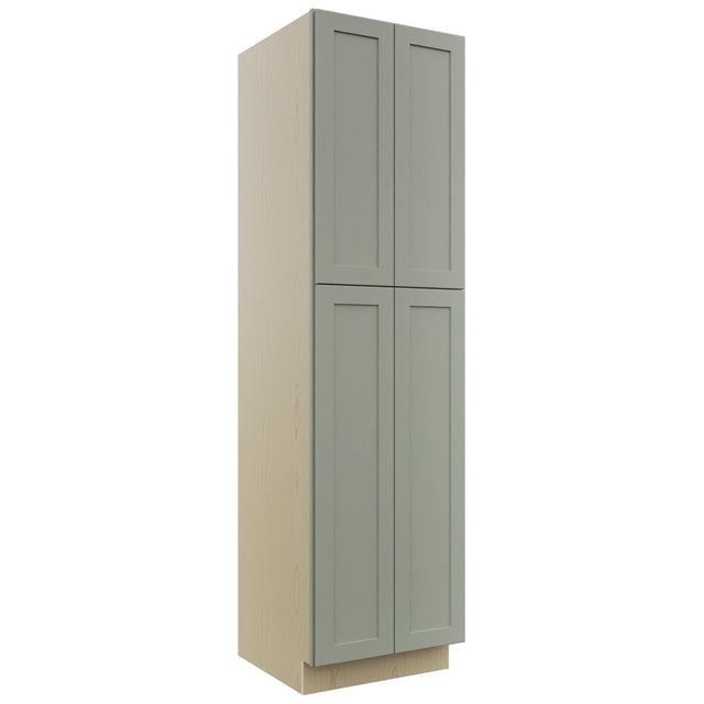 Fabuwood Galaxy Pistachio Green TP242490 Tall Pantry Cabinet, Front View