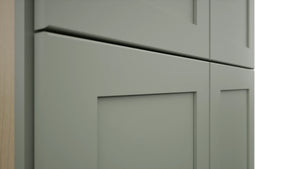 Fabuwood Galaxy Pistachio Green TP301290 Tall Pantry Cabinet, Detail View