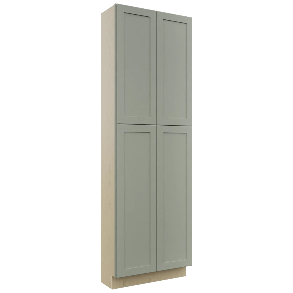 Fabuwood Galaxy Pistachio Green TP301293 Tall Pantry Cabinet, Front View