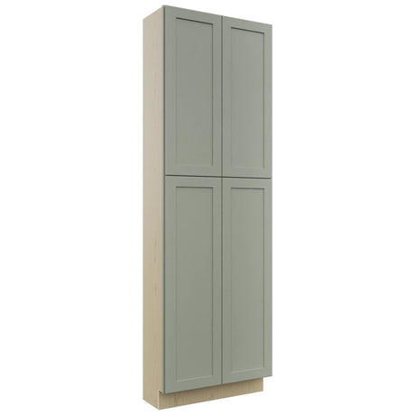 Fabuwood Galaxy Pistachio Green TP301293 Tall Pantry Cabinet, Front View