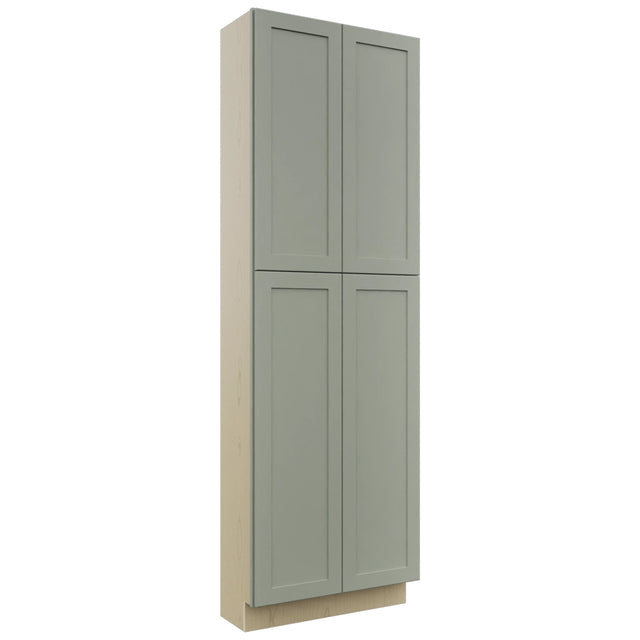 Fabuwood Galaxy Pistachio Green TP301293 Tall Pantry Cabinet, Front View