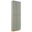 Fabuwood Galaxy Pistachio Green TP301296 Tall Pantry Cabinet, Front View