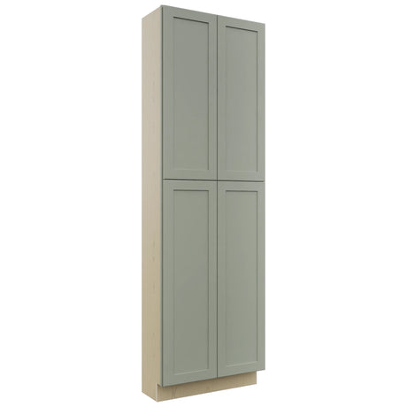 Fabuwood Galaxy Pistachio Green TP301296 Tall Pantry Cabinet, Front View