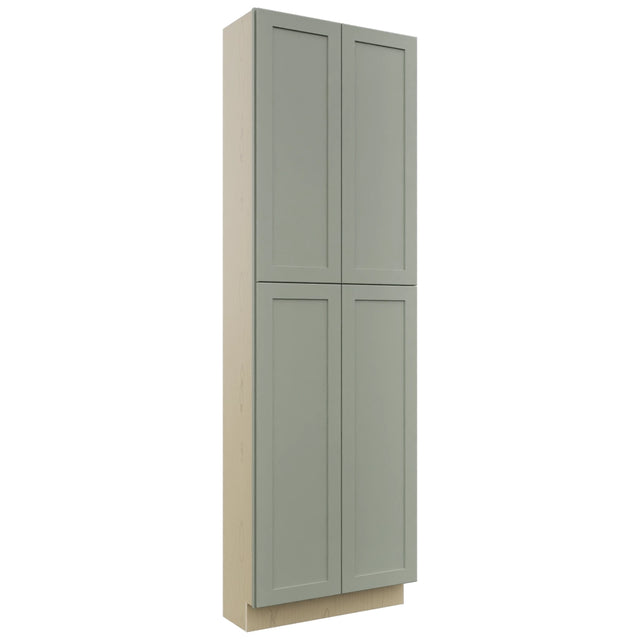 Fabuwood Galaxy Pistachio Green TP301296 Tall Pantry Cabinet, Front View