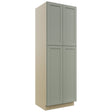 Fabuwood Galaxy Pistachio Green TP302490 Tall Pantry Cabinet, Front View