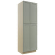 Fabuwood Galaxy Pistachio Green TP302493 Tall Pantry Cabinet, Front View