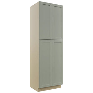 Fabuwood Galaxy Pistachio Green TP302493 Tall Pantry Cabinet, Front View
