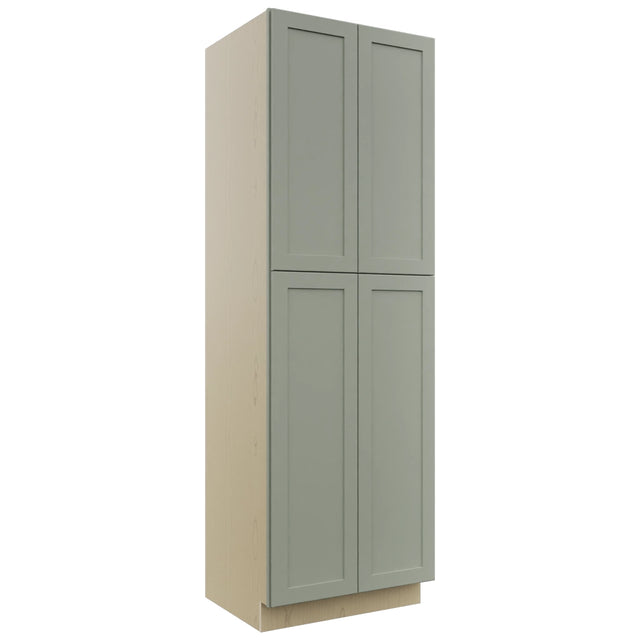 Fabuwood Galaxy Pistachio Green TP302493 Tall Pantry Cabinet, Front View