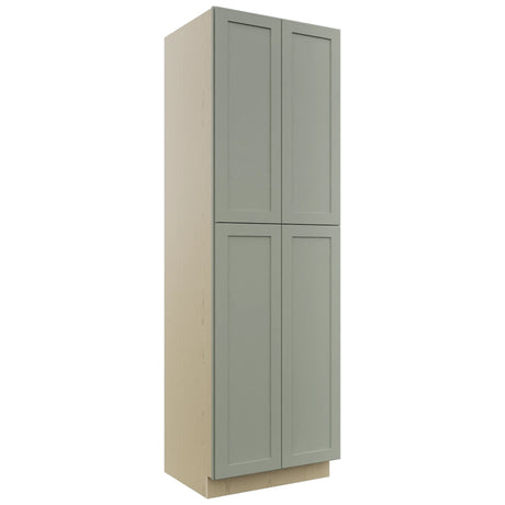 Fabuwood Galaxy Pistachio Green TP302496 Tall Pantry Cabinet, Front View