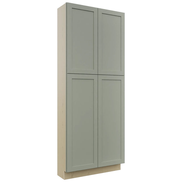 Fabuwood Galaxy Pistachio Green TP361290 Tall Pantry Cabinet, Front View