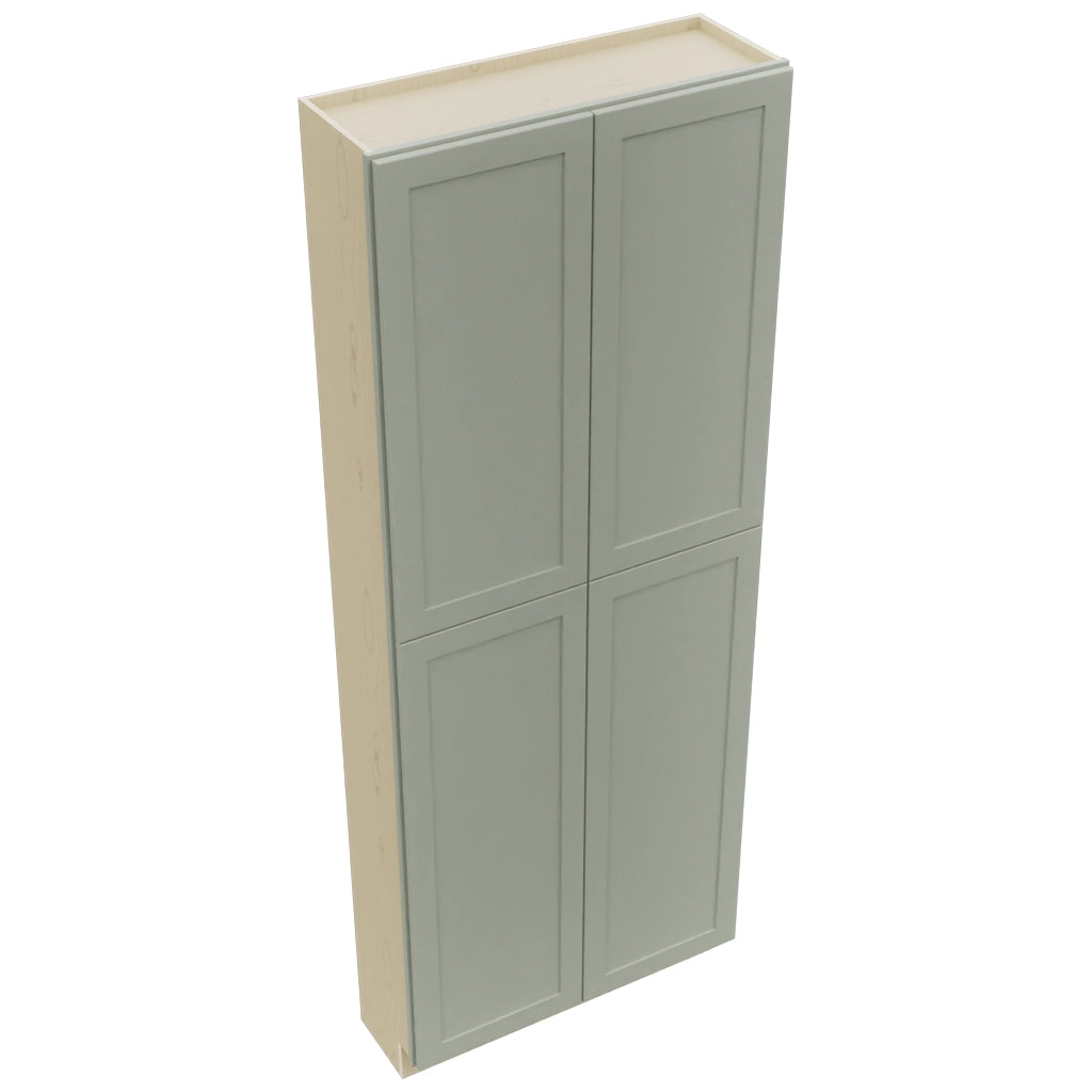 Fabuwood Galaxy Pistachio Green TP361296 Tall Pantry Cabinet, Top View
