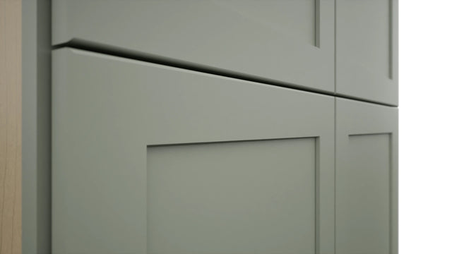 Fabuwood Galaxy Pistachio Green TP361296 Tall Pantry Cabinet, Detail View