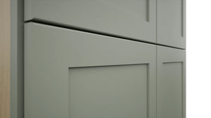 Fabuwood Galaxy Pistachio Green TP362484 Tall Pantry Cabinet, Detail View