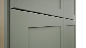 Fabuwood Galaxy Pistachio Green TP362490 Tall Pantry Cabinet, Detail View