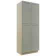 Fabuwood Galaxy Pistachio Green TP362493 Tall Pantry Cabinet, Front View