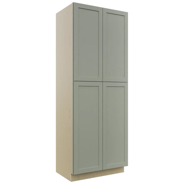 Fabuwood Galaxy Pistachio Green TP362496 Tall Pantry Cabinet, Front View